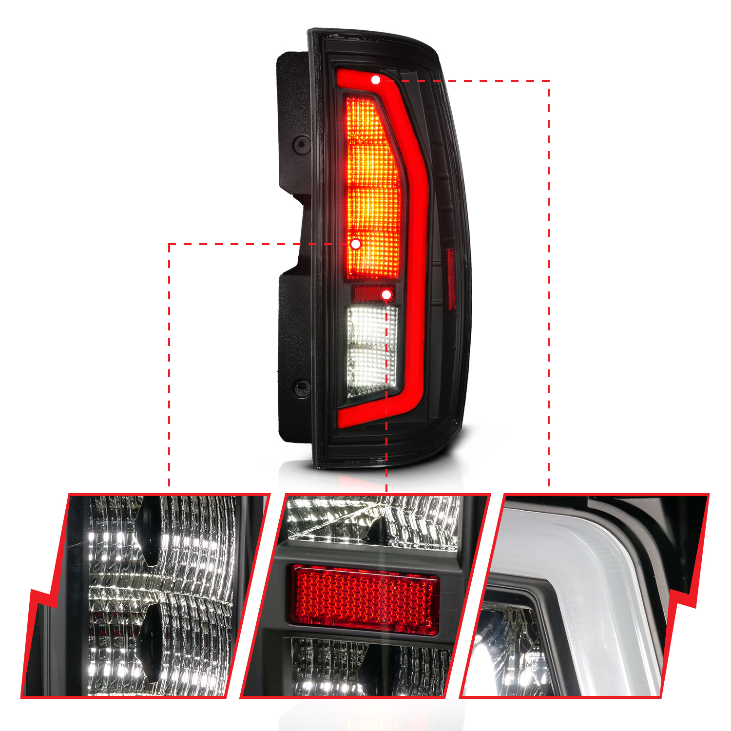 ANZO USA Tail Light Assembly 311488