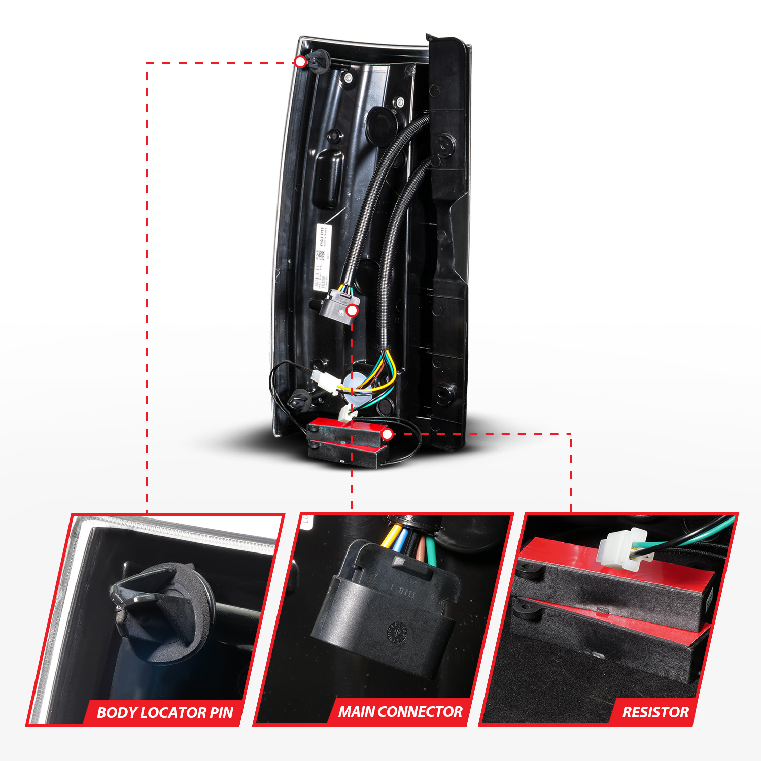 ANZO USA Tail Light Assembly 311488