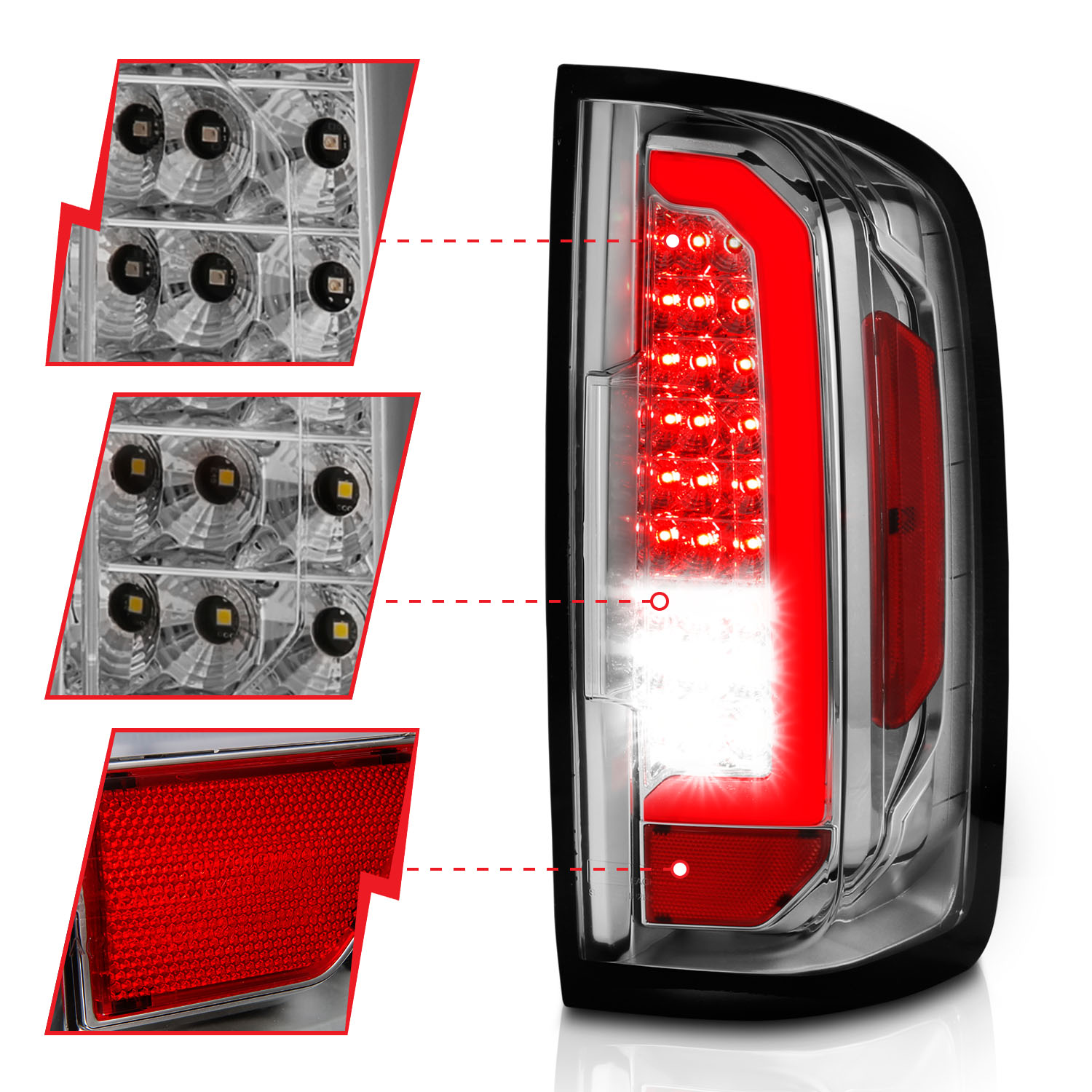 ANZO USA Tail Light Assembly 311404