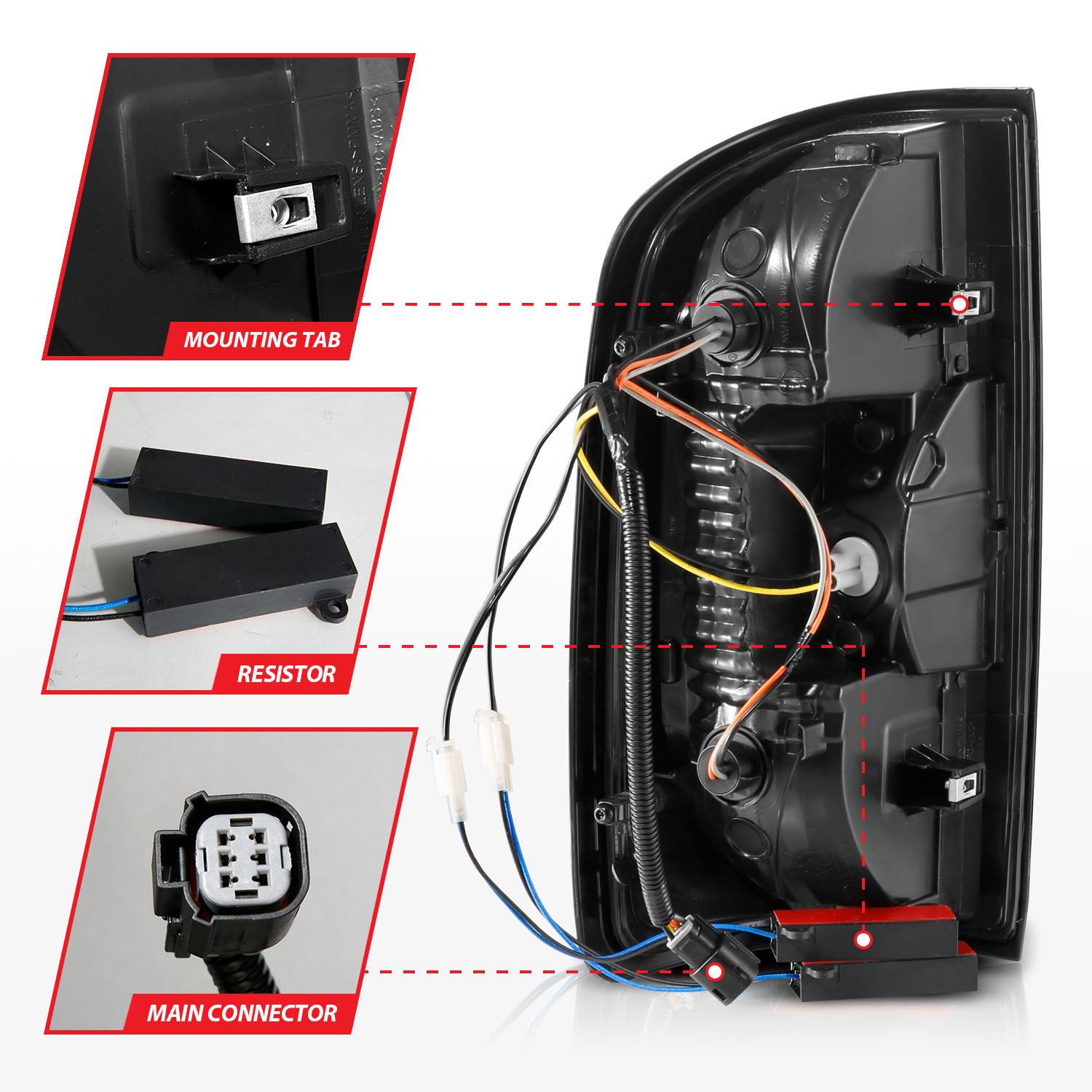 ANZO USA Tail Light Assembly 311404