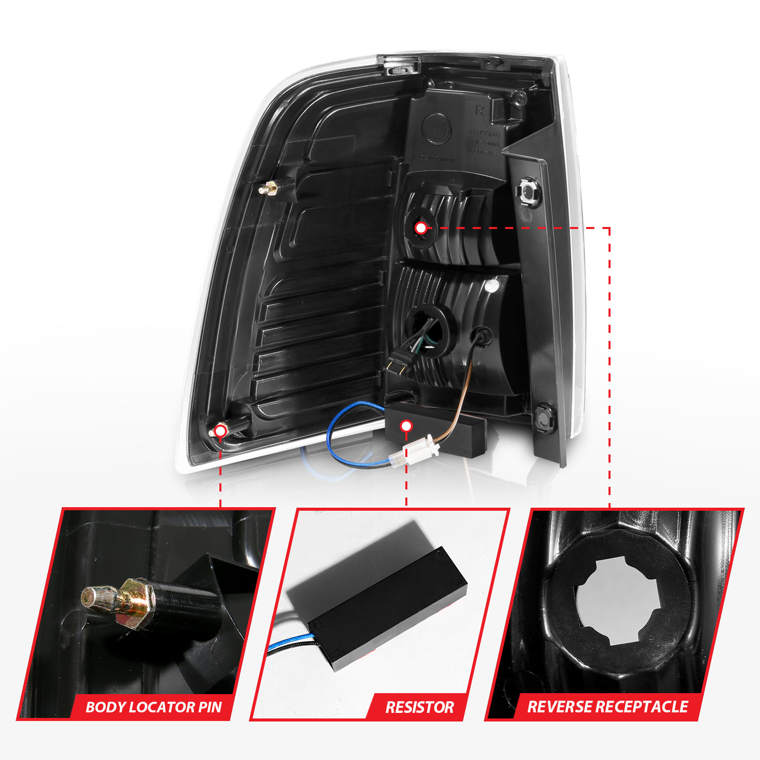 ANZO USA Tail Light Assembly 311408