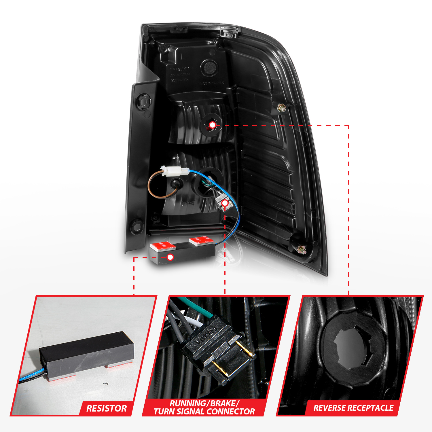 ANZO USA Tail Light Assembly 311409