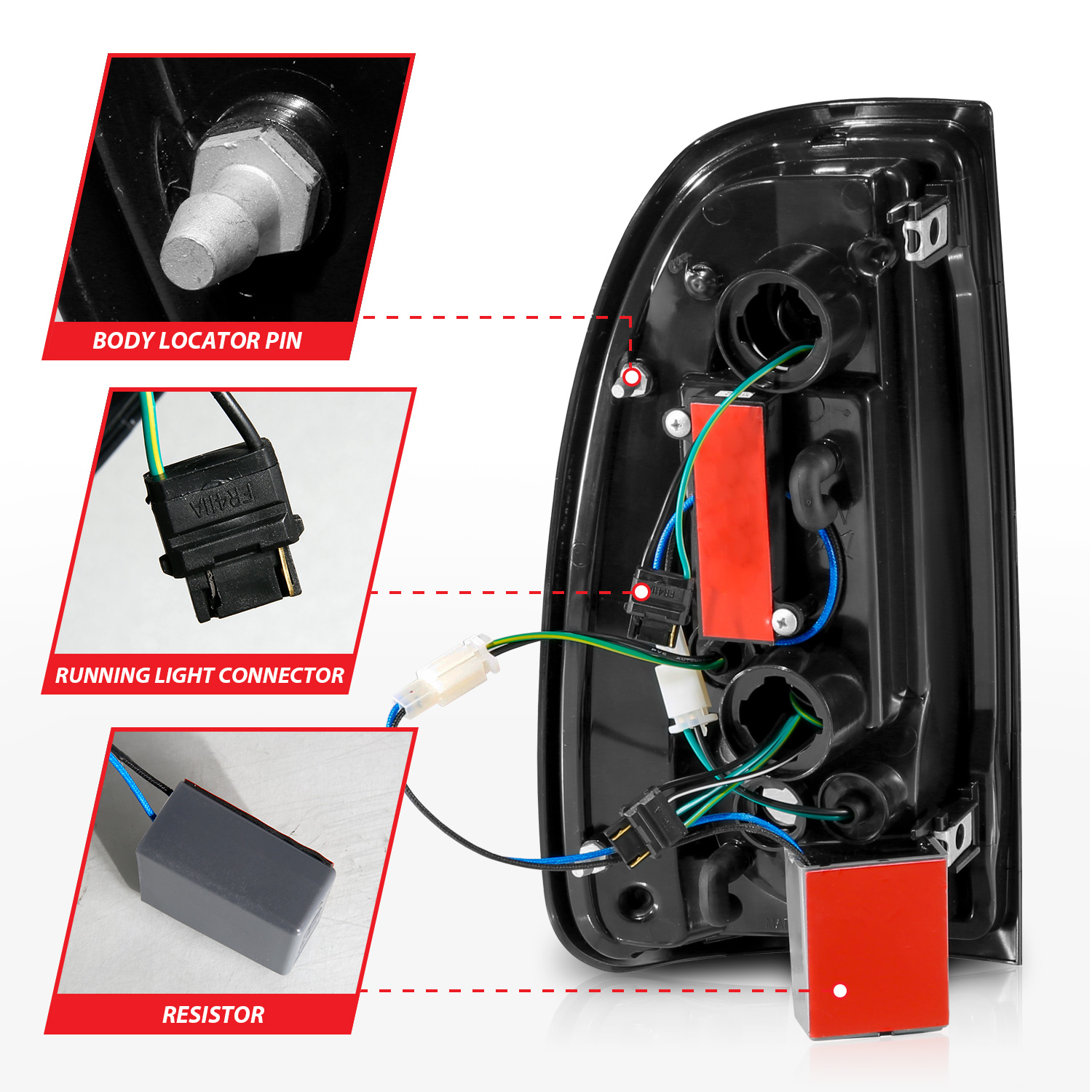 ANZO USA Tail Light Assembly 311413