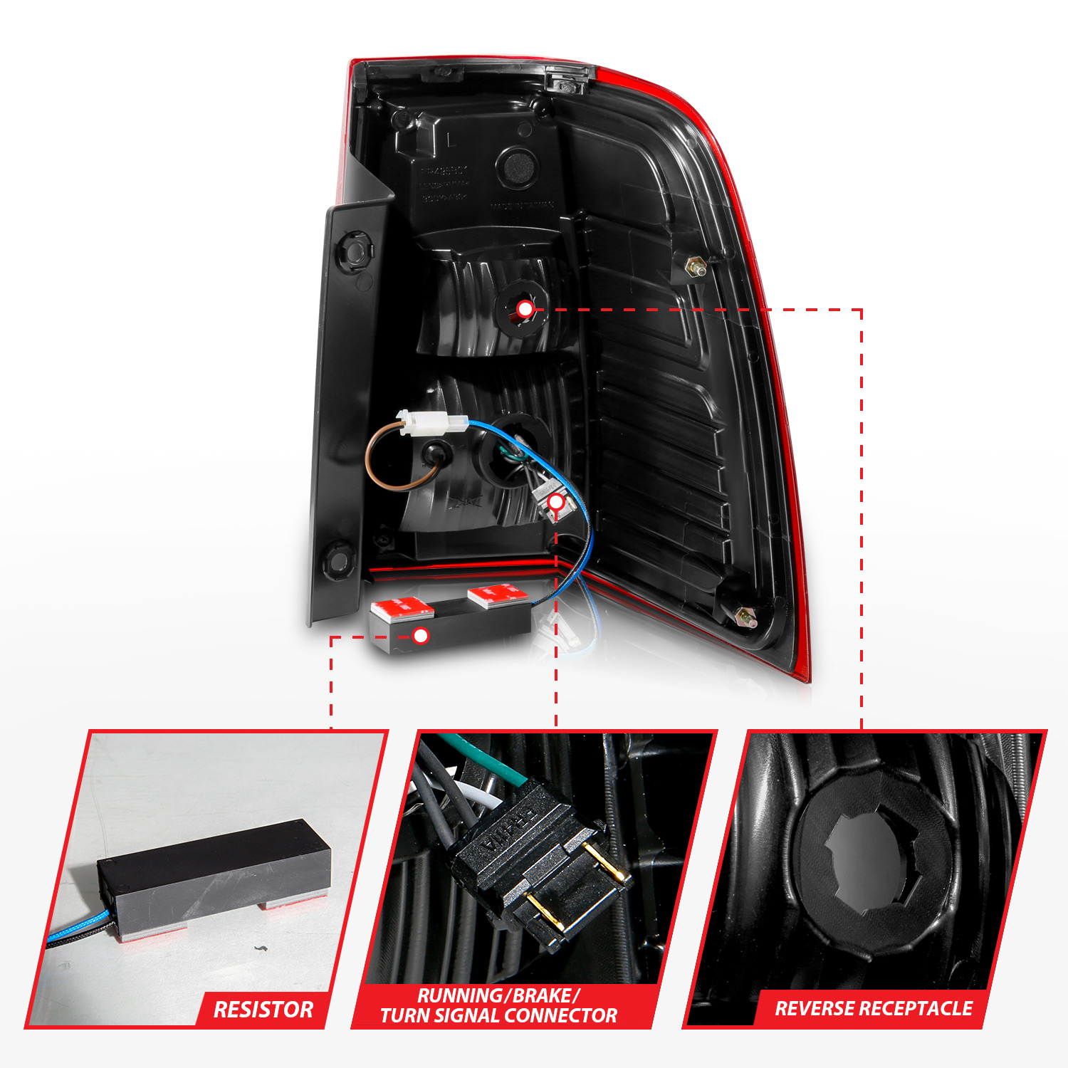 ANZO USA Tail Light Assembly 311410