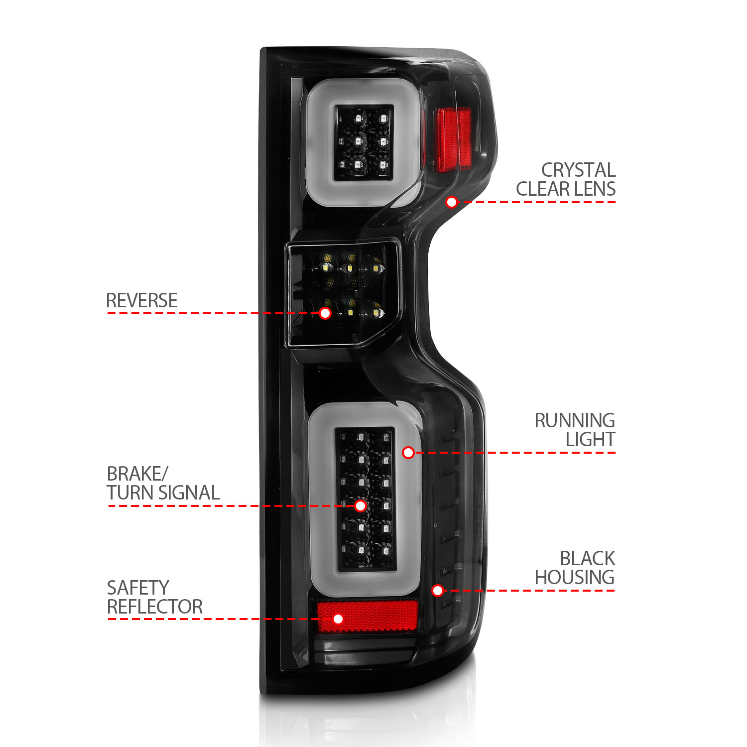 ANZO USA Tail Light Assembly 311417