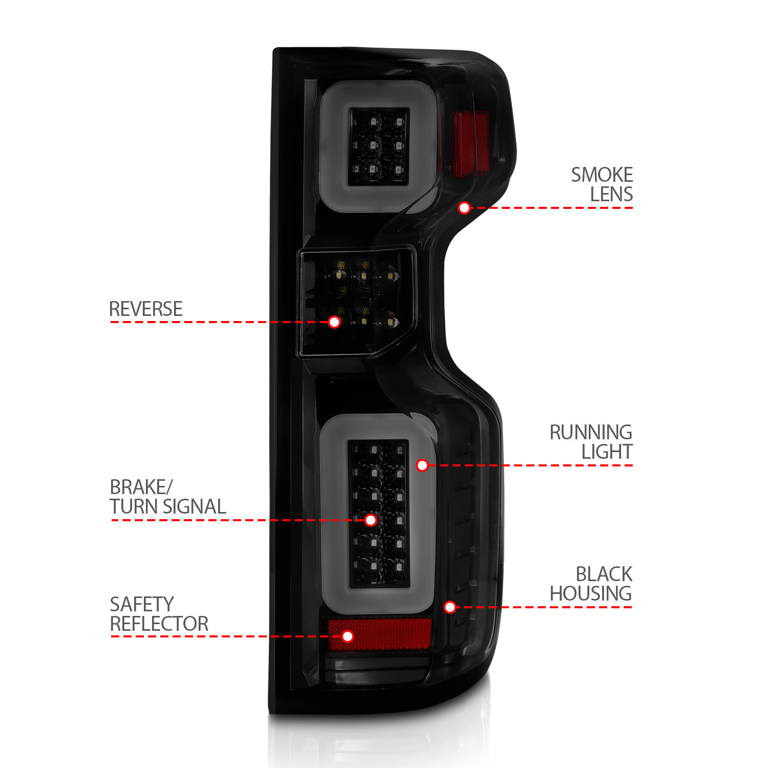 ANZO USA Tail Light Assembly 311415