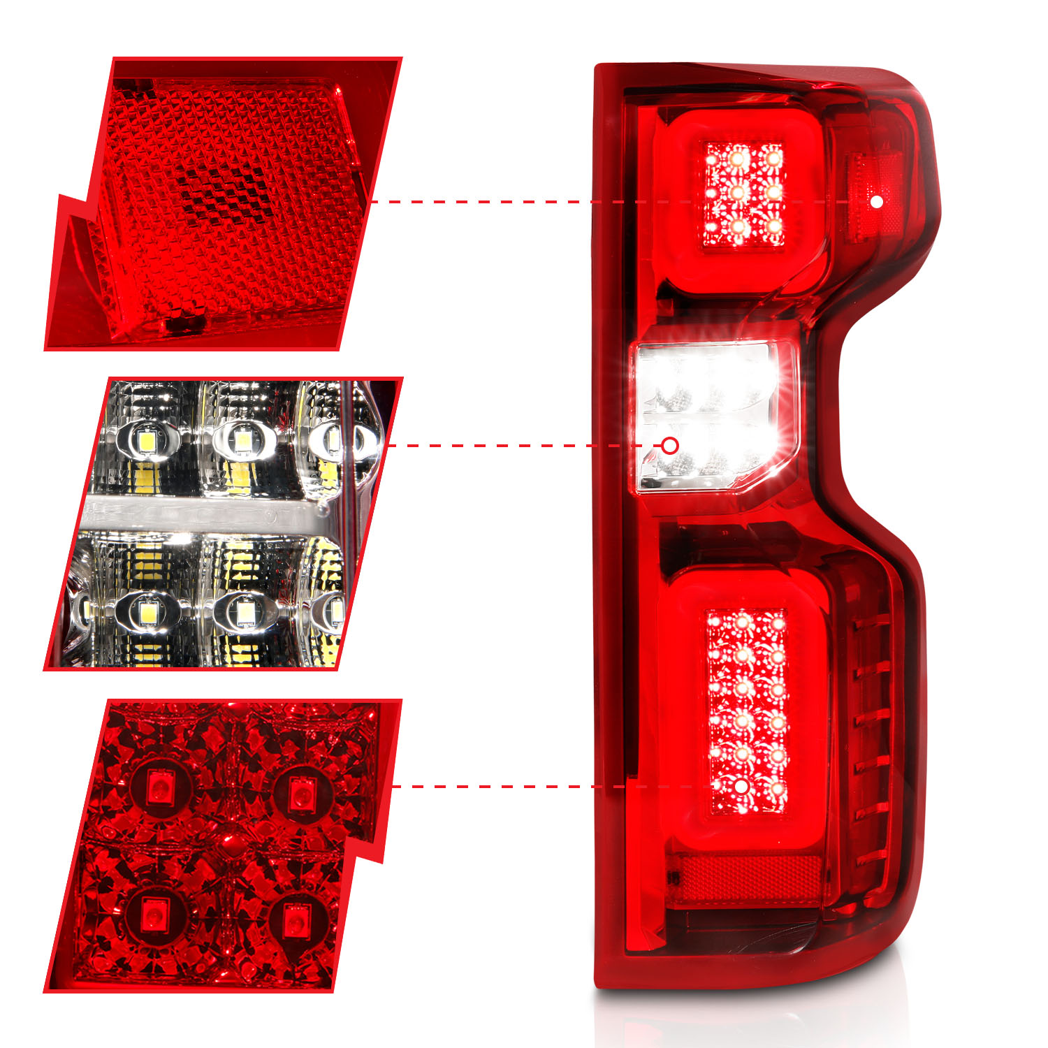 ANZO USA Tail Light Assembly 311416