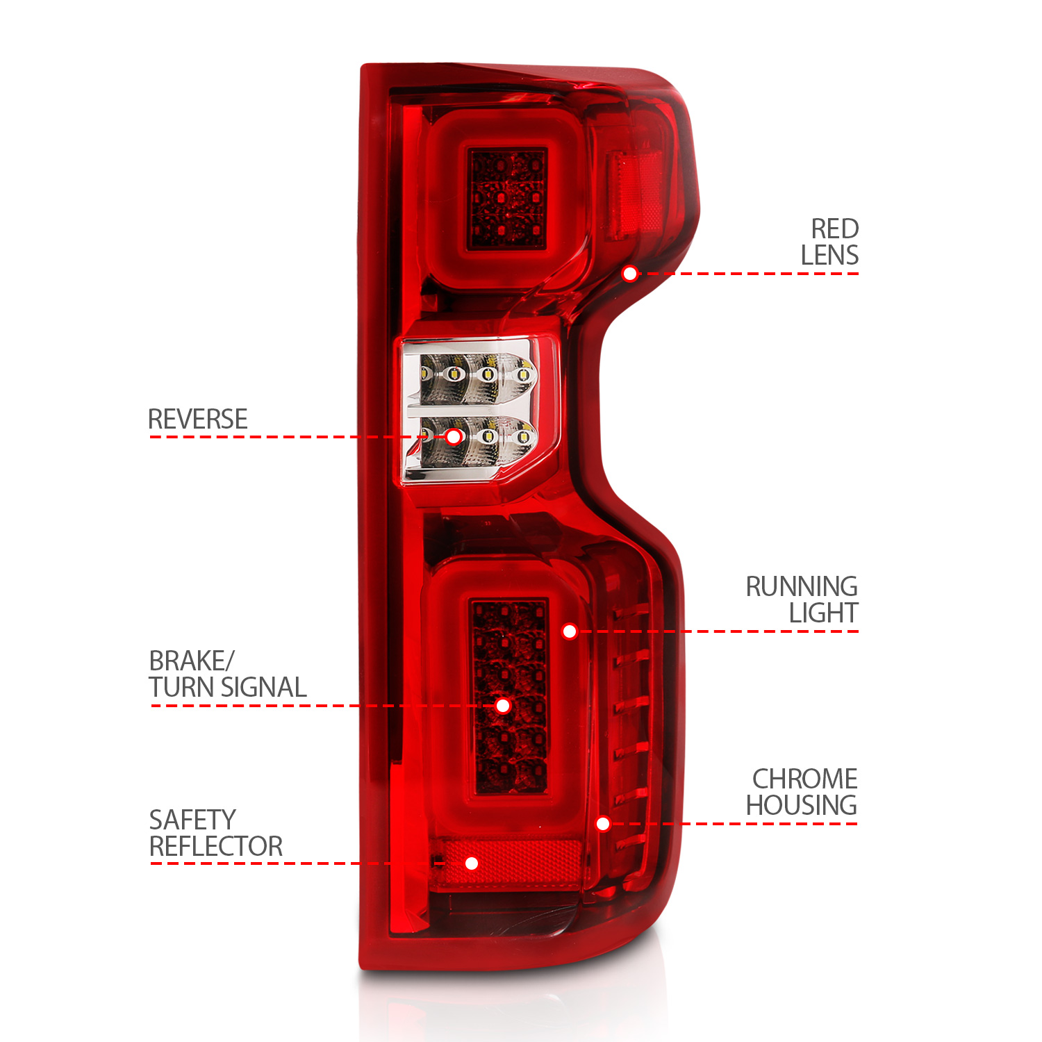 ANZO USA Tail Light Assembly 311416