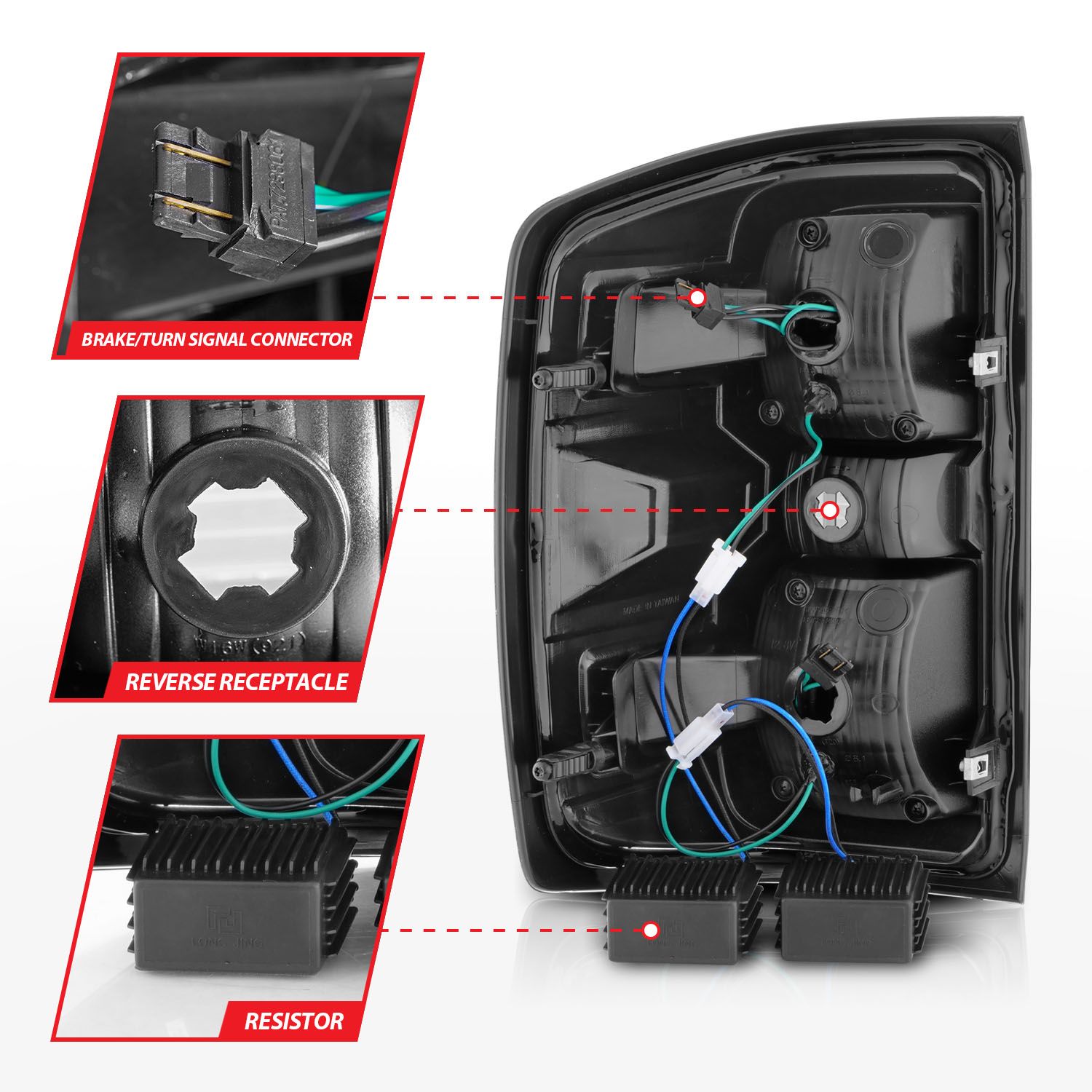 ANZO USA Tail Light Assembly 311423