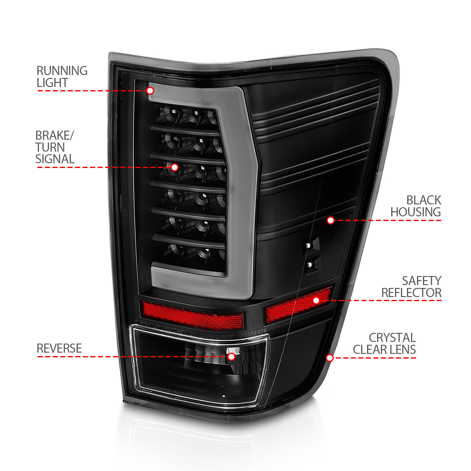 ANZO USA Tail Light Assembly 311420