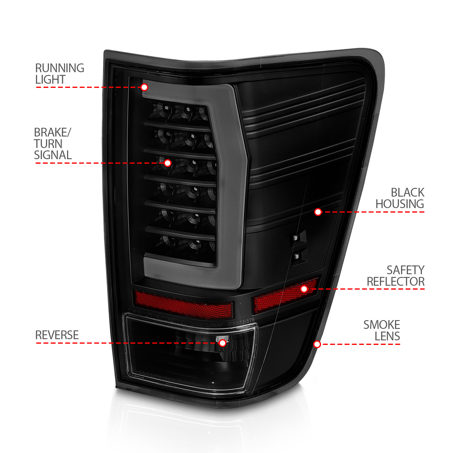 ANZO USA Tail Light Assembly 311421