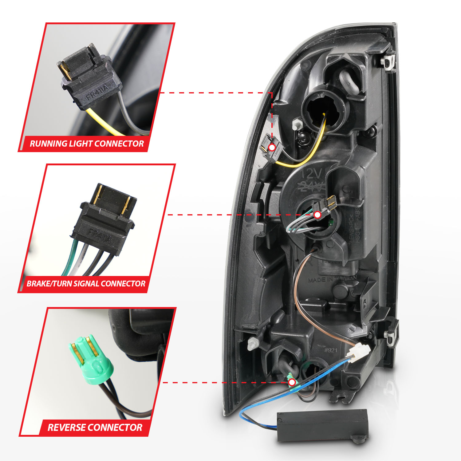 ANZO USA Tail Light Assembly 311427