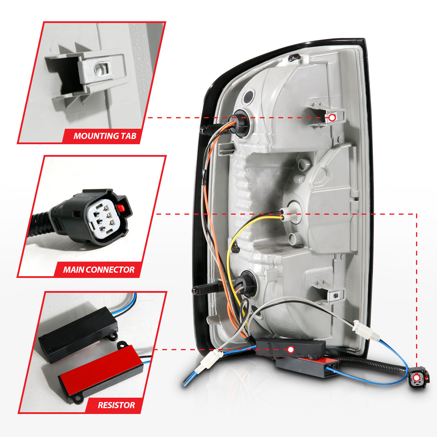 ANZO USA Tail Light Assembly 311432