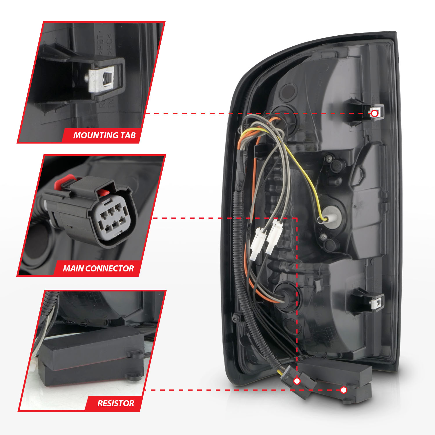 ANZO USA Tail Light Assembly 311434