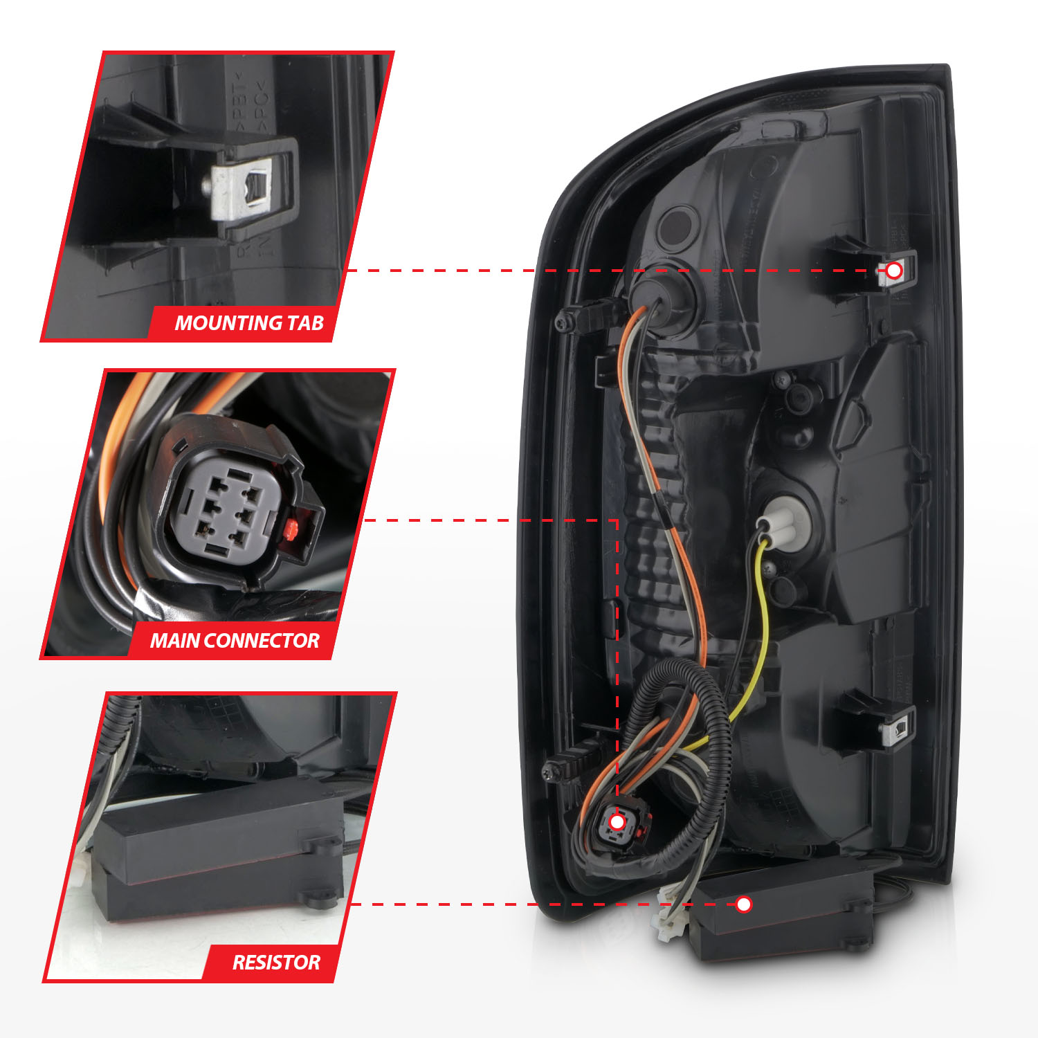 ANZO USA Tail Light Assembly 311435