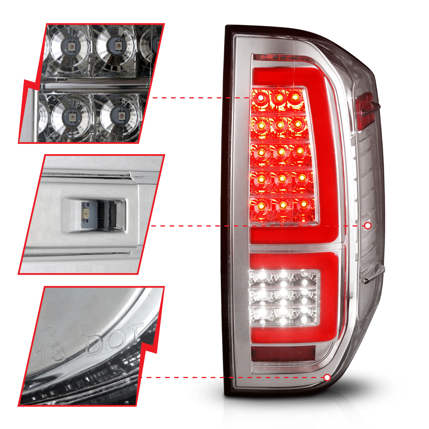 ANZO USA Tail Light Assembly 311438
