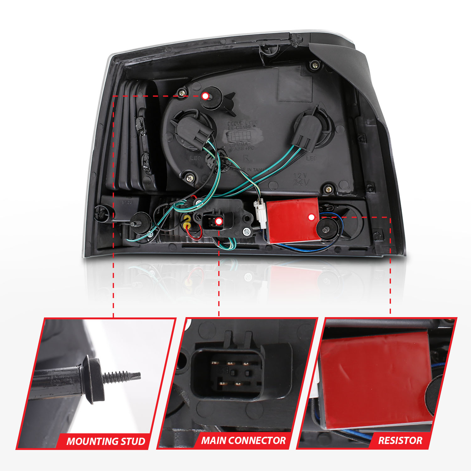 ANZO USA Tail Light Assembly 321014