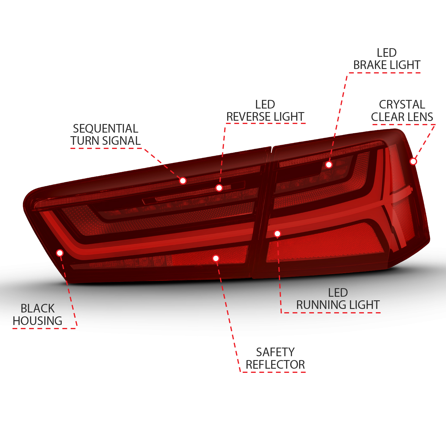 ANZO USA LED Tail Lights 321353