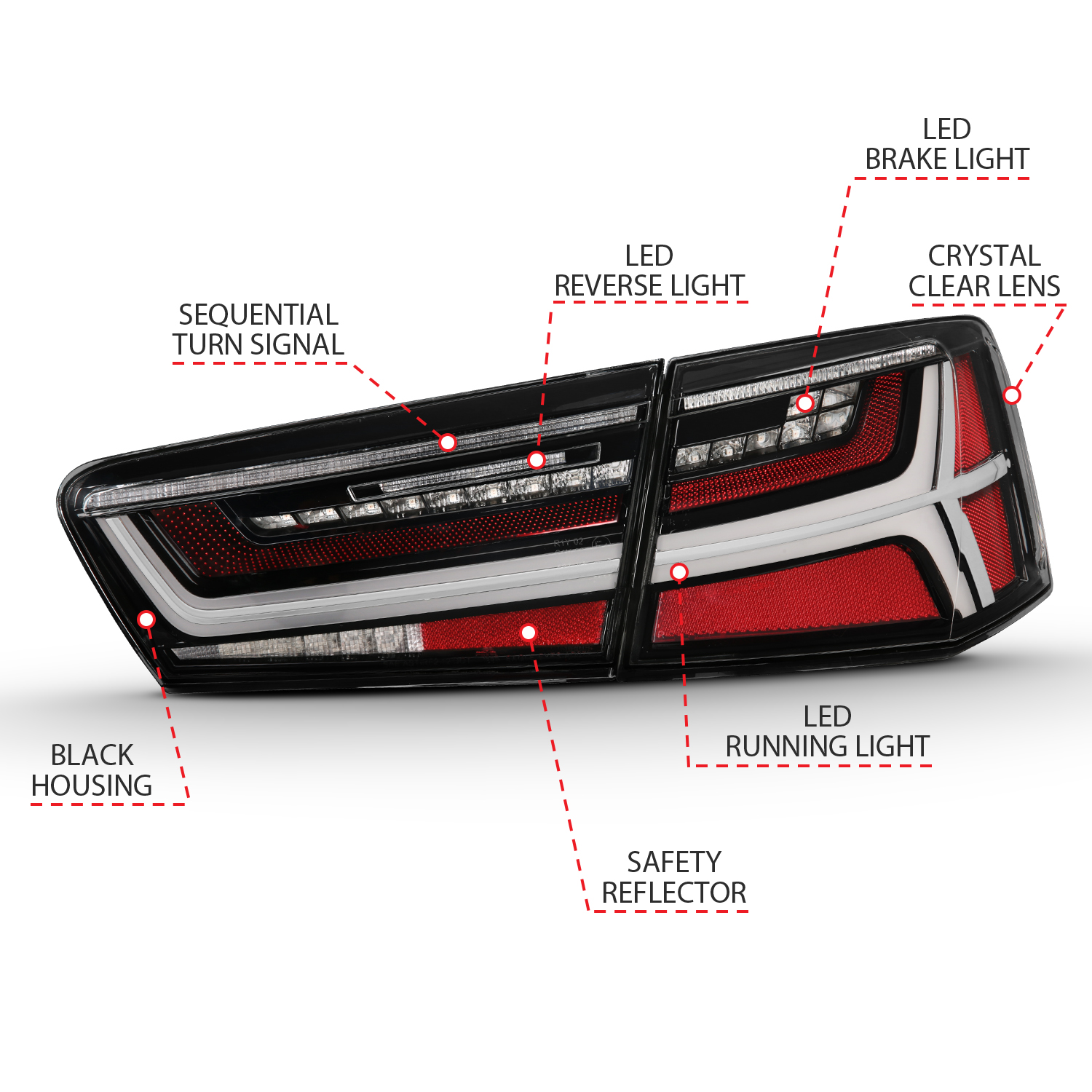 ANZO USA LED Tail Lights 321352