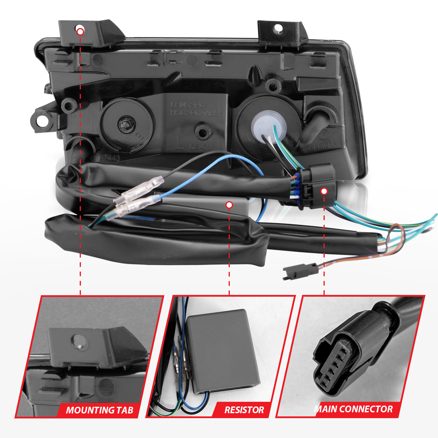 ANZO USA Turn Signal Light Assembly 511087