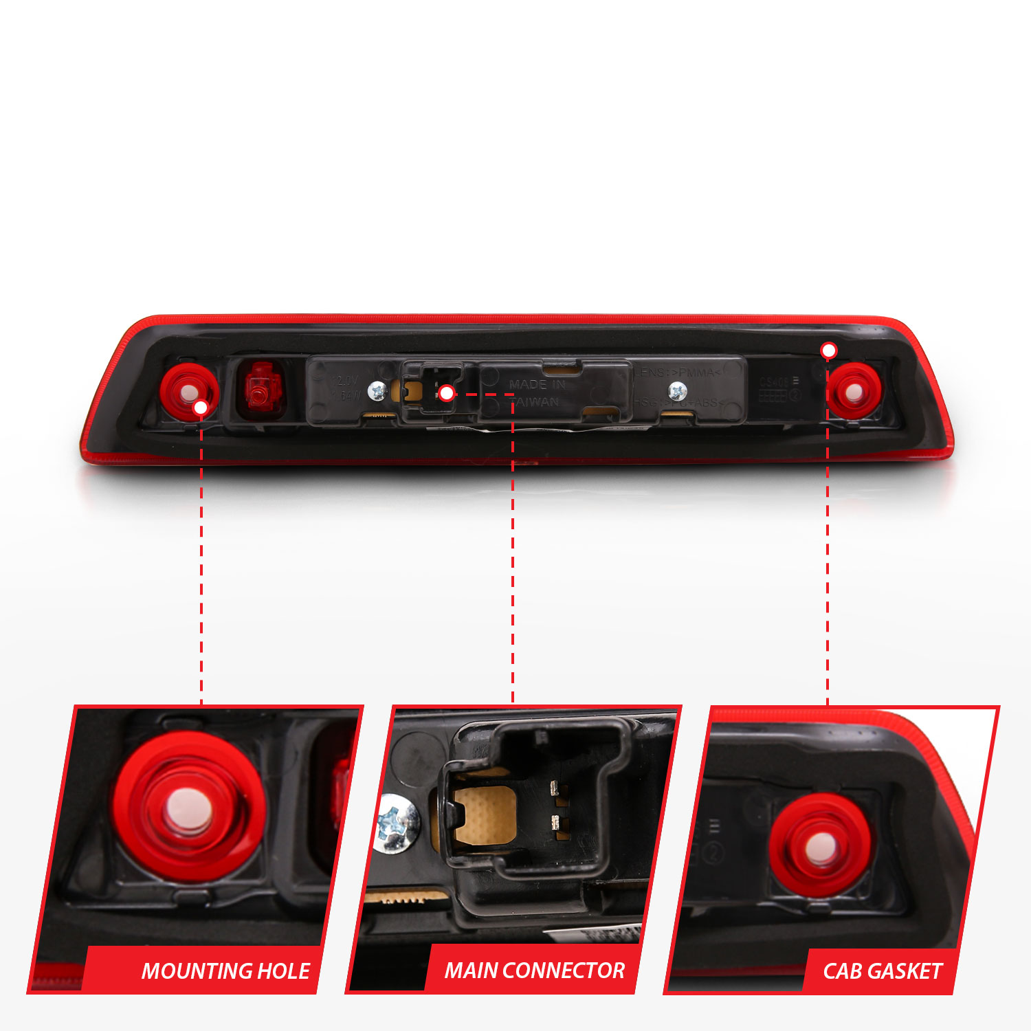 ANZO USA ANZO USA Led 3Rd Brake Light 531108