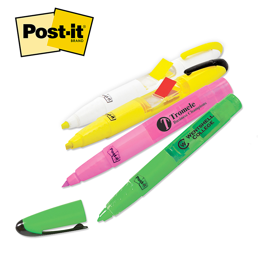 Classic Series Post-it® Flag & Highlighter (4CP) 1