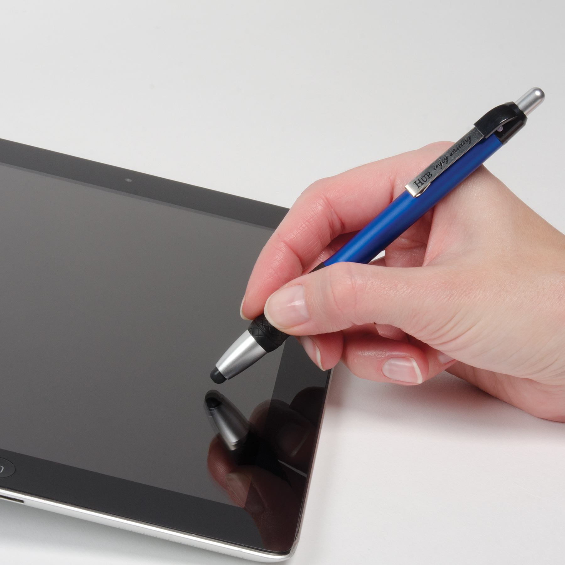 MaxGlide® Click Metallic Stylus Pen (Pat #D712,479) 1