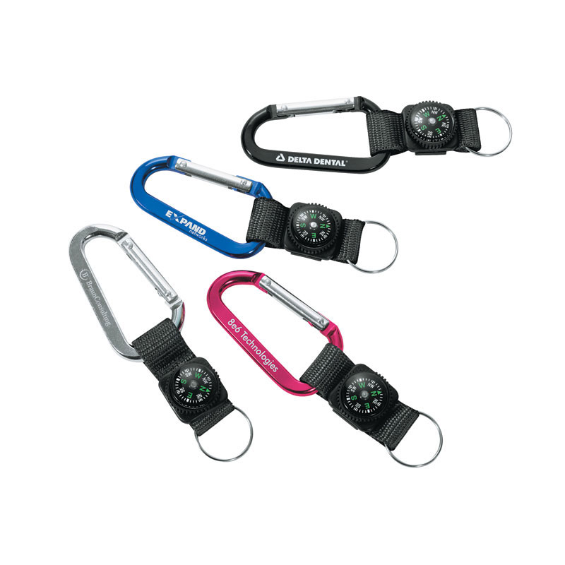 Busbee Carabiner with Compass 1