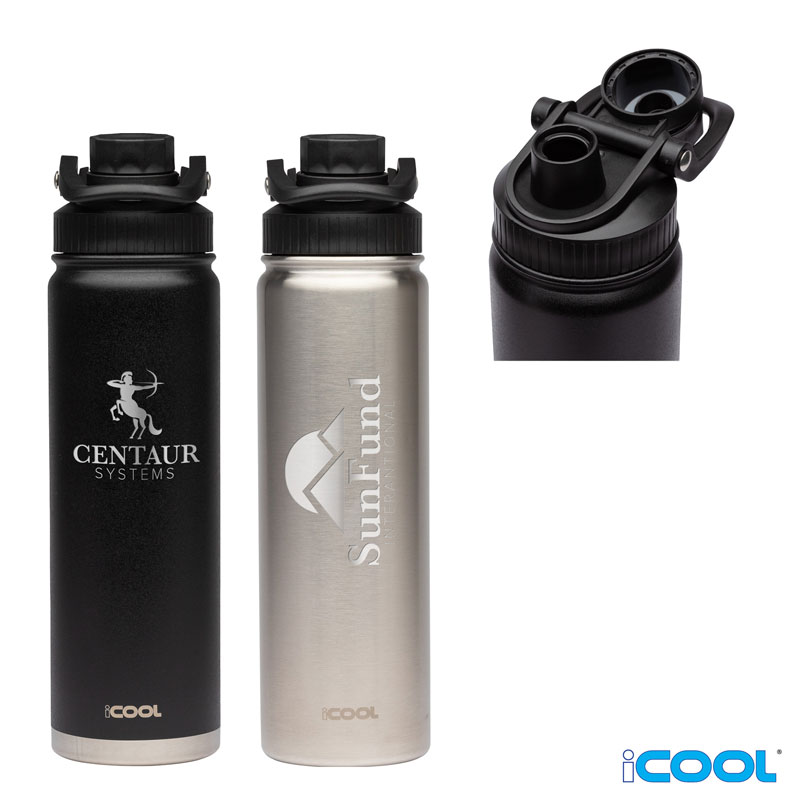 iCOOL Durango 24 oz. Double Wall, Stainless Steel Water Bottle 1