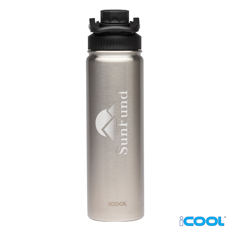 iCOOL Durango 24 oz. Double Wall, Stainless Steel Water Bottle 1