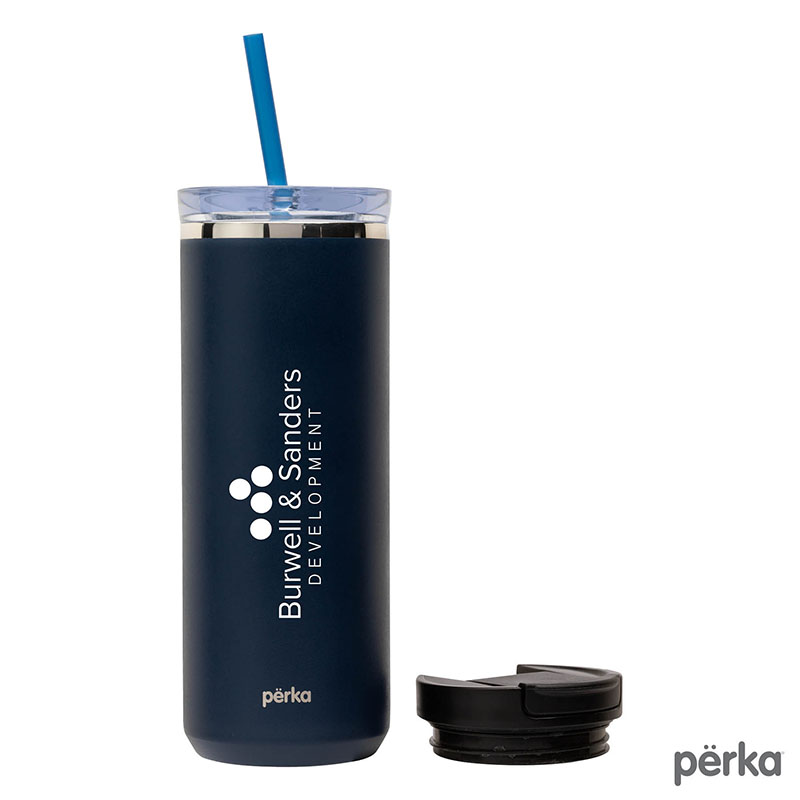 Perka Trent 18 oz. Double Wall, Stainless Steel Hot/Cold Tumbler 1