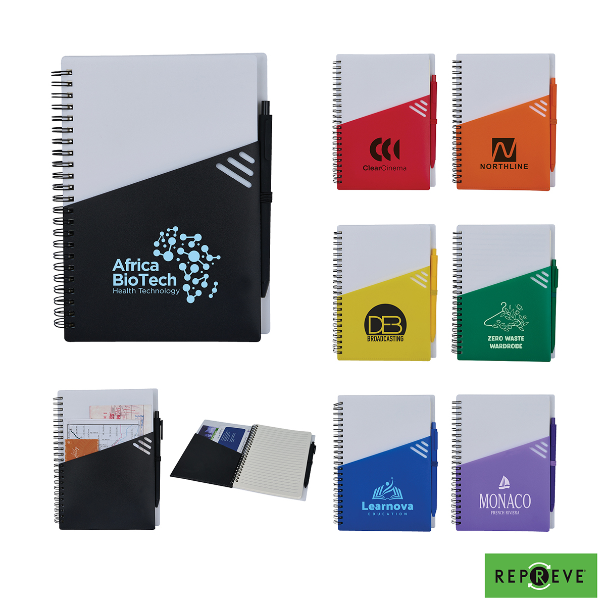 Providence Repreve Ocean Recycled (RPP) Junior Notebook w/FSC Paper 1