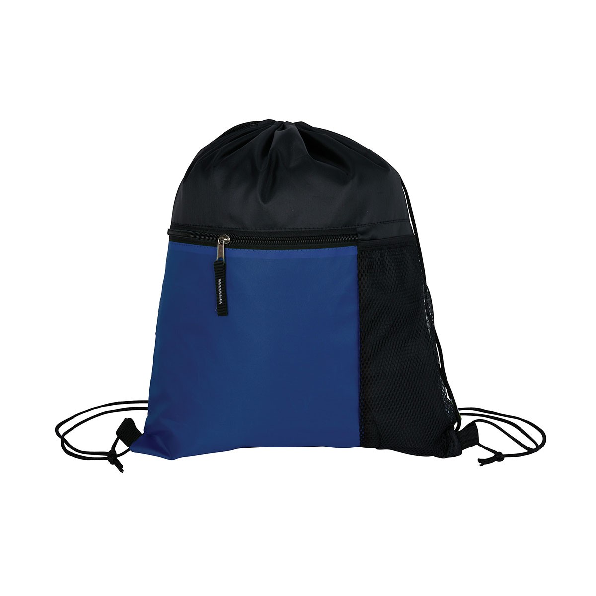Manchester Recycled (RPET) Drawstring Bag With Zippered & Mesh Pockets 1