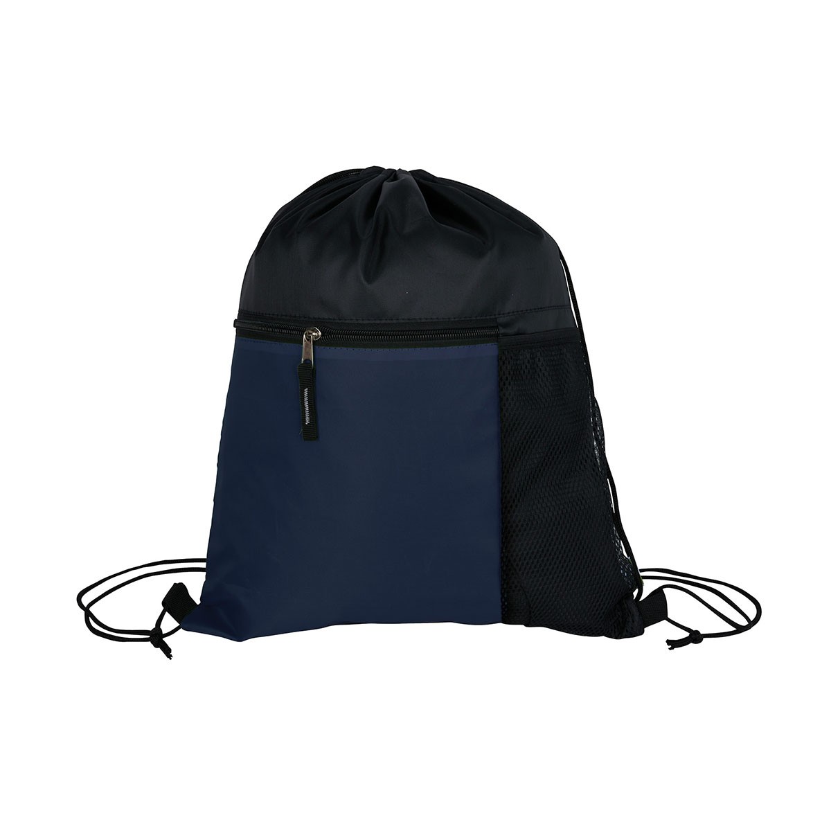 Manchester Recycled (RPET) Drawstring Bag With Zippered & Mesh Pockets 1