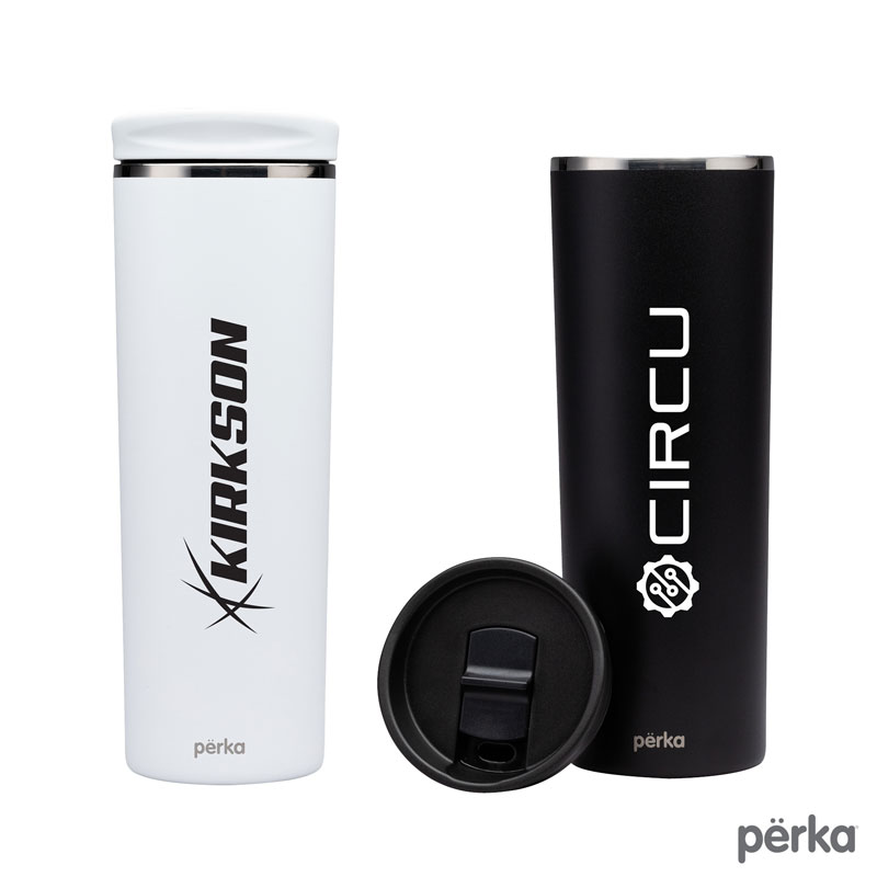 Perka Moderno 20 oz. Double Wall, Stainless Steel Tumbler 1
