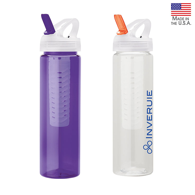 Laguna 32 oz. PET Bottle with Flip Spout & Infuser 1 Laguna 32 oz. PET Bottle with Flip Spout & Infuser 1