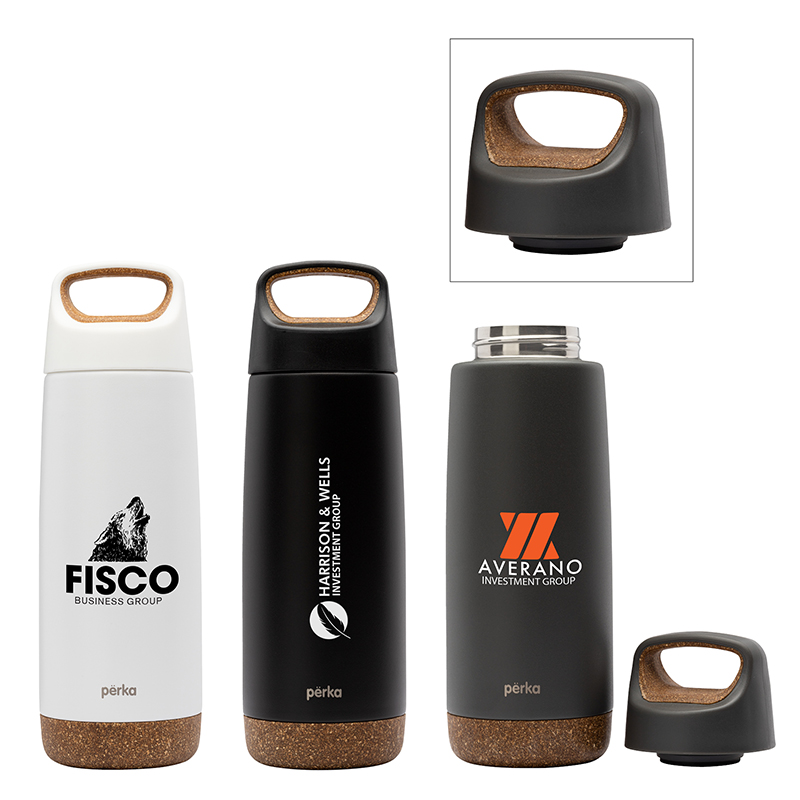 Perka Axton 20 oz. Double Wall, Stainless Steel Bottle 1