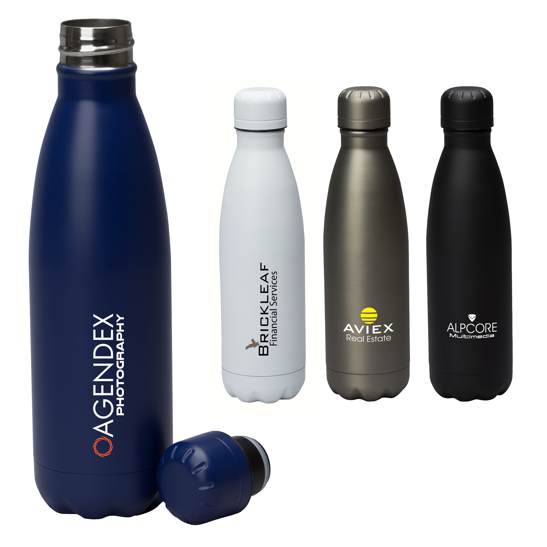 Palermo I 17 oz. Double Wall Stainless Steel Vacuum Bottle 1
