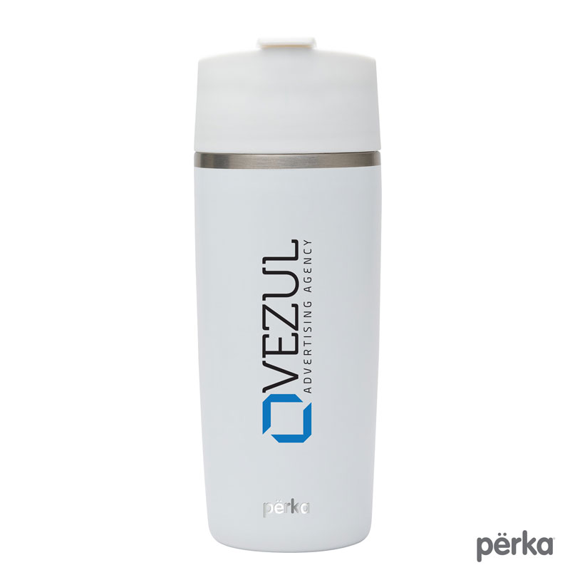 Perka Macchiato 12 oz. Double Wall Coffee/Tea Press Tumbler 1