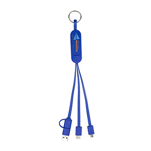 "ESCALANTE" 5-in-1 Cell Phone Charging Cable w/Phone Stand 1