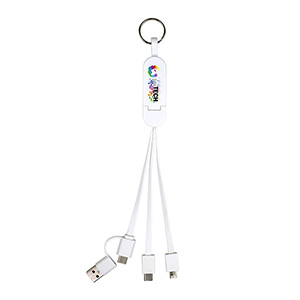 "ESCALANTE" 5-in-1 Cell Phone Charging Cable w/Phone Stand 1