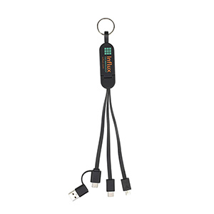 "ESCALANTE" 5-in-1 Cell Phone Charging Cable w/Phone Stand 1