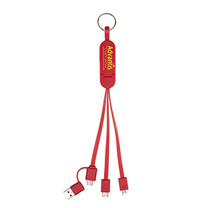 "ESCALANTE" 5-in-1 Cell Phone Charging Cable w/Phone Stand 1