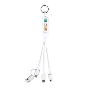 "ESCALANTE" 5-in-1 Cell Phone Charging Cable w/Phone Stand 1