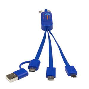 "ESCALANTE" 5-in-1 Cell Phone Charging Cable w/Phone Stand 1