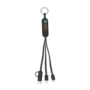 "ESCALANTE" 5-in-1 Cell Phone Charging Cable w/Phone Stand 1