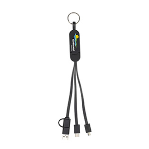 "ESCALANTE" 5-in-1 Cell Phone Charging Cable w/Phone Stand 1