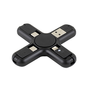 "PLAY & CHARGE 2.0" 5-in-1 Cell Phone Charging Cable Spinner 1