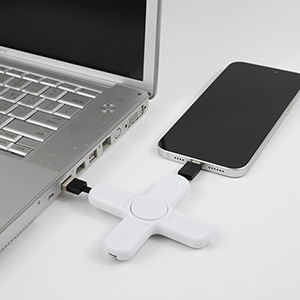 "PLAY & CHARGE 2.0" 5-in-1 Cell Phone Charging Cable Spinner 1