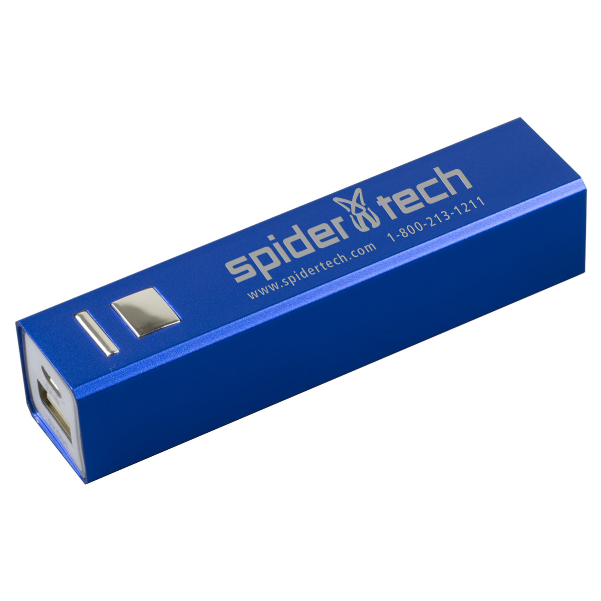 "In Charge Alloy" UL Listed Aluminum 2200 mAh Lithium Ion Portable Power Bank Charger 1